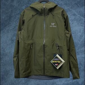 Arc'teryx Men's Green Hooded Jacket